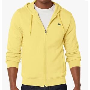 Lacoste Long Sleeve Solid Color Sweatshirt Napolitan Yellow 3XL